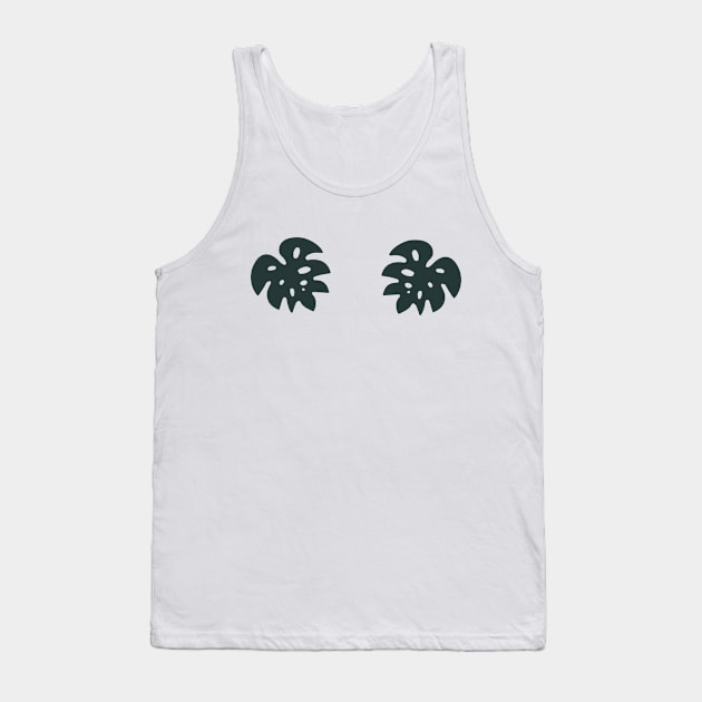 Monstera Leaf Tank Top by MelissaJoyCreative